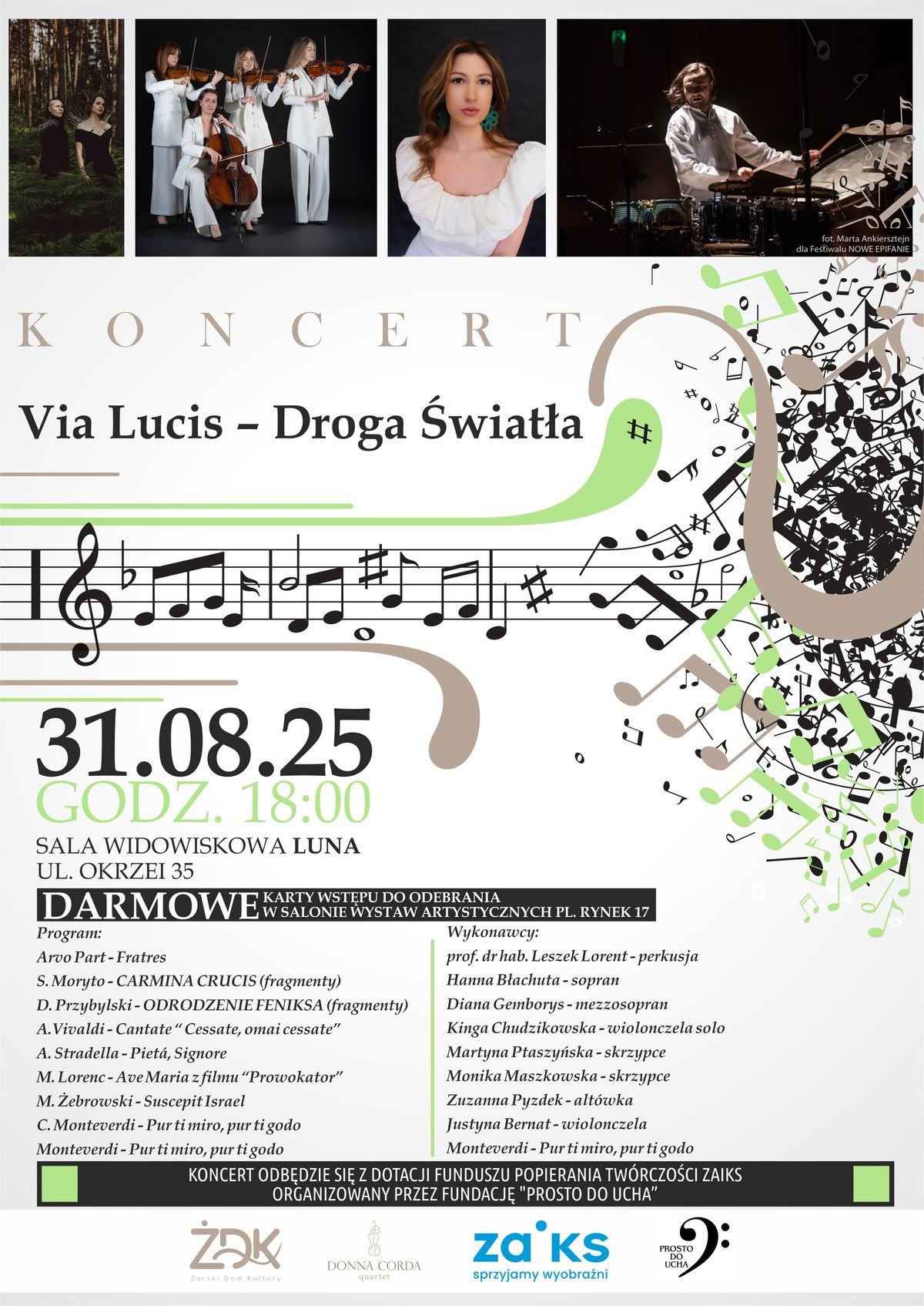 Koncert Via Lucis – Droga Światła